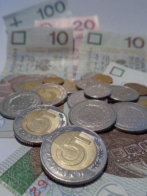 monety i banknoty u dobrej księgowej